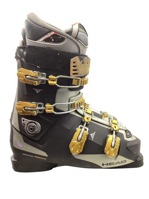 Vist Large View of Product Image Which is Used Head WORLD CUP RS100 Mens DH Ski Boot Black 280 MP - M10 - W11