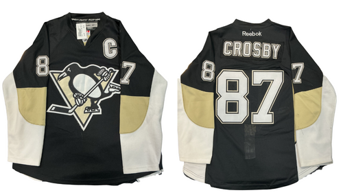 Vist Large View of Product Image Which is Used Reebok PENGUINS CROBSY JERSEY L.S. Spirit M MD