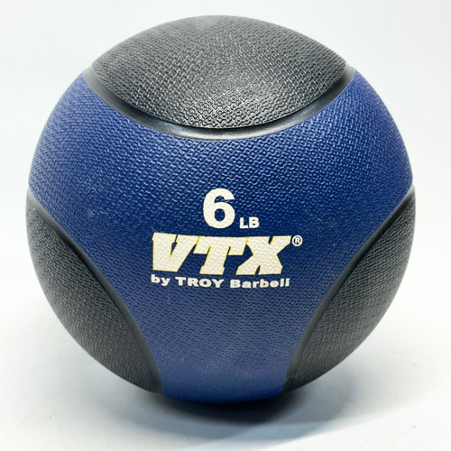 Vist Large View of Product Image Which is Used Troy Medicine Ball Royal Blue 6 lb