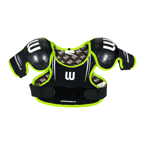 Vist Large View of Product Image Which is Used WinnWell NXT Junior Hockey Shoulder Pads Large