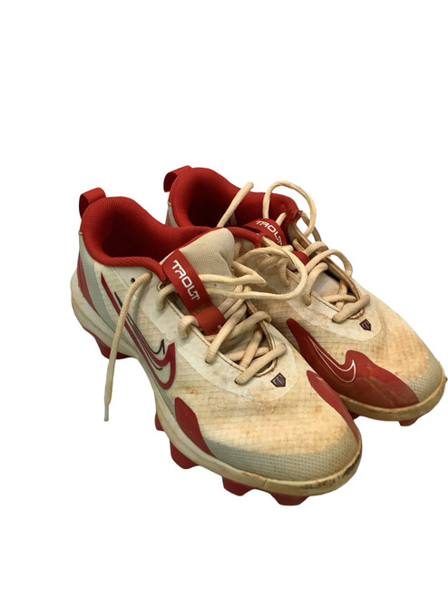 Vist Large View of Product Image Which is Used Nike TROUT  BB CLEATS BB/SB Cleats Red Junior 05.5