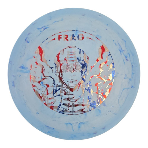 Vist Large View of Product Image Which is Used DOMMSDAY FRAG Disc Golf Mid Range Royal Blue 179g