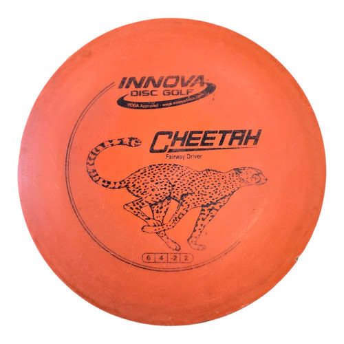 Vist Large View of Product Image Which is Used Innova CHEETAH Disc Golf Driver Orange 170g
