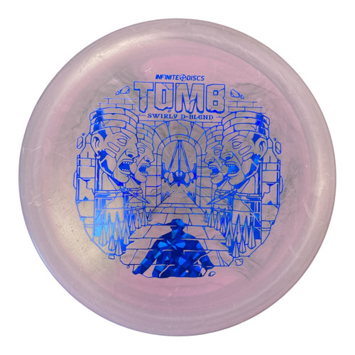 Vist Large View of Product Image Which is Used Infinite Discs TOMB Disc Golf Putter Purple 173g