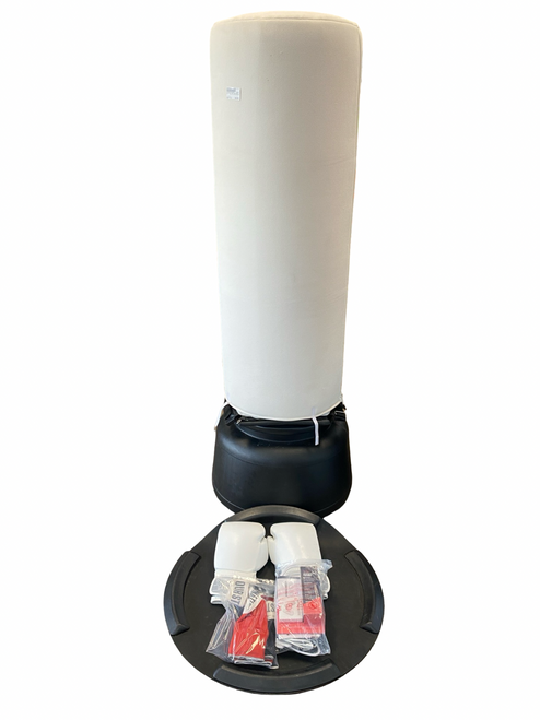 Vist Large View of Product Image Which is Used USA FIGHT CAMP WHITE BAG Boxing Heavy Bag White 110 lb