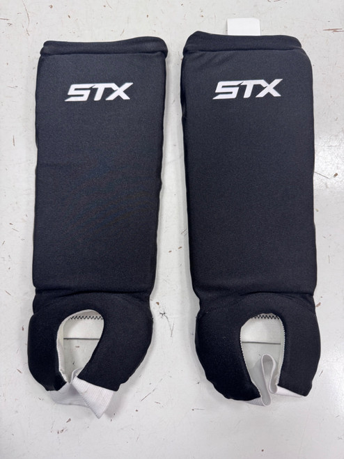 Vist Large View of Product Image Which is Used STX BLACK LARGE FH Shin Guards Black 10"