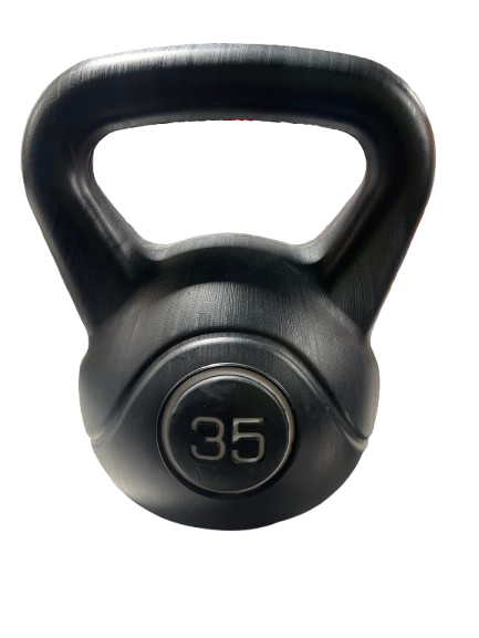Vist Large View of Product Image Which is Used Kettle Dumbbell (Each) Black 35 lb