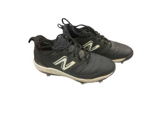 Vist Large View of Product Image Which is Used New Balance Baseball/Softball Cleats, Black, Junior 05.5
