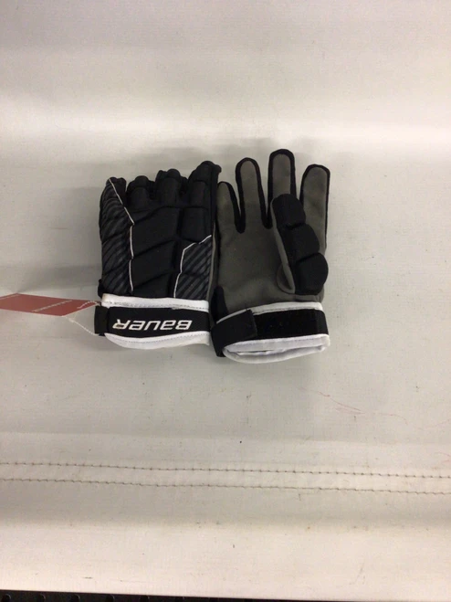 Vist Large View of Product Image Which is Used Bauer DECK HOCKEY GLOVES Intermediate Gloves Black 13"