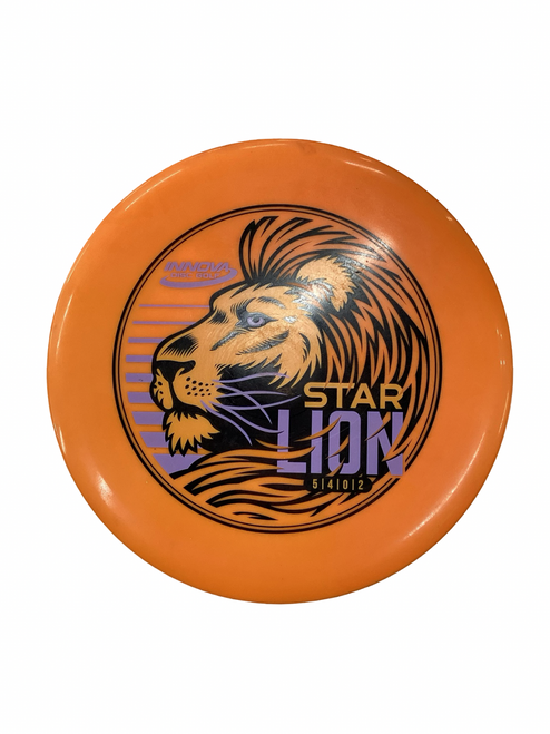 Vist Large View of Product Image Which is Used Innova STAR LION Disc Golf Mid Range Orange 180g