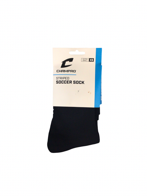 Vist Large View of Product Image Which is New STRIPED SOCK BLACK XS