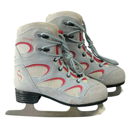 Vist Large View of Product Image Which is Used YTH 12 SOFTMAX SOFTBOOT SKATE Girls Softboot Skate Royal Blue Youth 12.0
