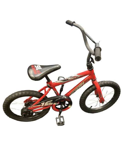 Vist Large View of Product Image Which is Used Huffy ROCK IT BMX Bike Boys Red 16"