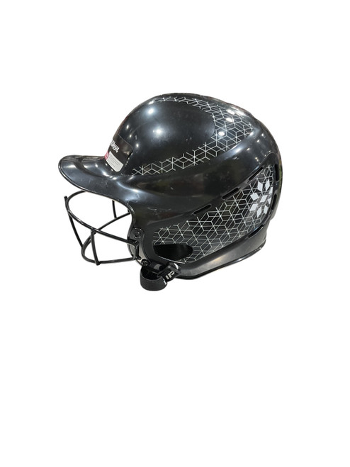 Vist Large View of Product Image Which is Used RIP-IT SOFTBALL HELMET Batting Helmet w/Mask Black MD