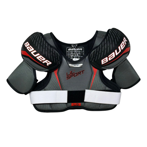 Vist Large View of Product Image Which is Used Bauer LIL SPORT Junior Shoulder Pads LG