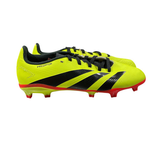 Vist Large View of Product Image Which is Used Adidas Soccer Cleats Optic Yellow Junior 04.5