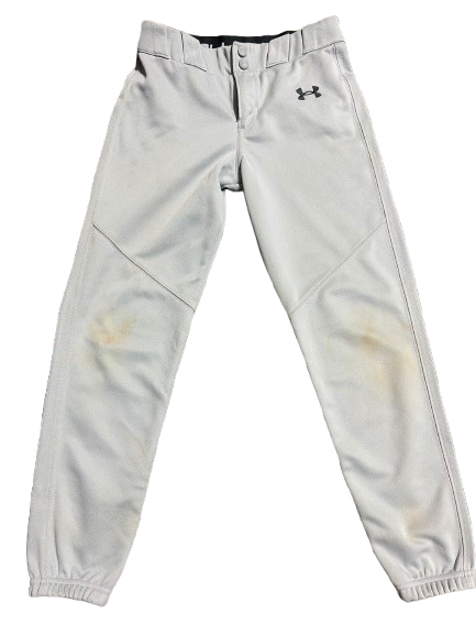 Vist Large View of Product Image Which is Used Under Armour UA BB PANT YTH M BB/SB Pant Boys Grey MD