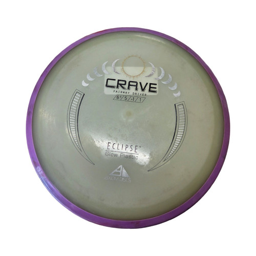 Vist Large View of Product Image Which is Used Axiom CRAVE ECLIPSE DRIVER Disc Golf Driver White