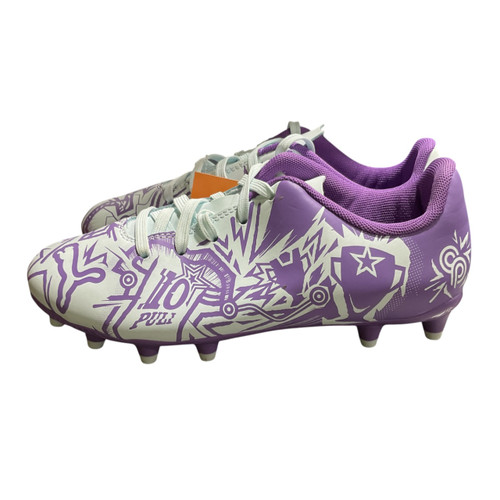 Vist Large View of Product Image Which is Used Puma Soccer Cleats Purple Junior 02