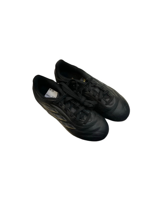 Vist Large View of Product Image Which is Used Adidas Soccer Cleats Black Junior 01
