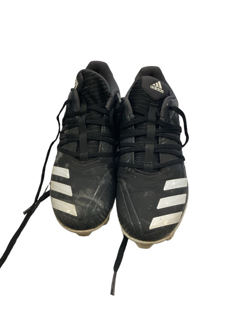 Vist Large View of Product Image Which is Used Adidas ADIDAS BASEBALL CLEATS BB/SB Cleats Black Junior 04.5