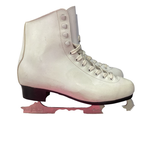 Vist Large View of Product Image Which is Used CLASSIC FIGURE SKATES WomensFigure Skate White Senior 8