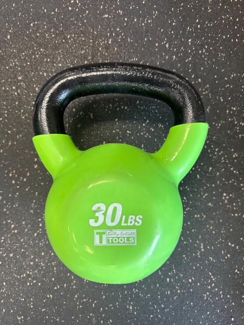 Vist Large View of Product Image Which is Used Body Solid Kettle Dumbbell (Each) Green 30 lb