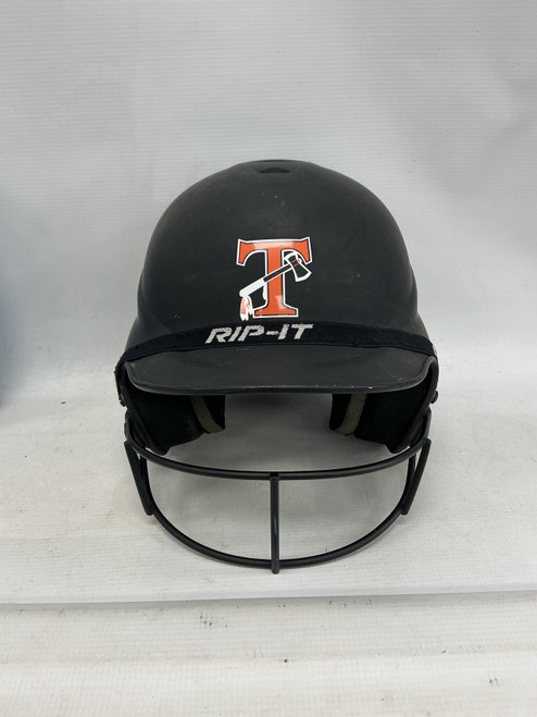 Vist Large View of Product Image Which is Used RIP-IT RIP-IT Batting Helmet w/Mask Black MD