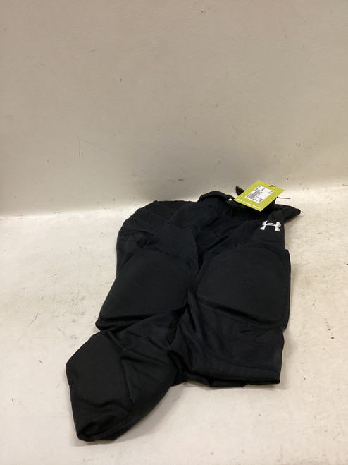 Vist Large View of Product Image Which is Used Under Armour Youth FB Integrated Pants Black MD