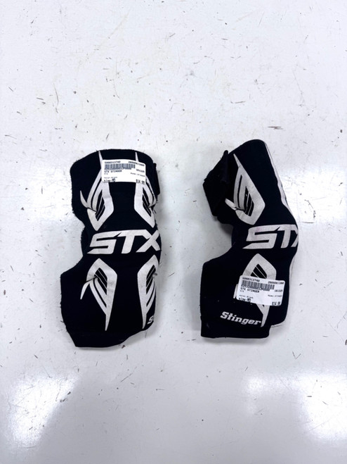 Vist Large View of Product Image Which is Used STX STINGER Lacrosse Arm Pads/Guards Black MD