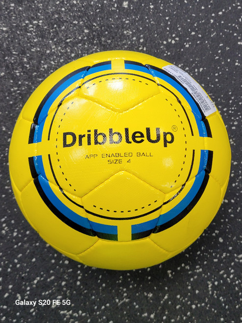 Vist Large View of Product Image Which is Used DRIBBLEUP All Size Soccer Ball Yellow 4