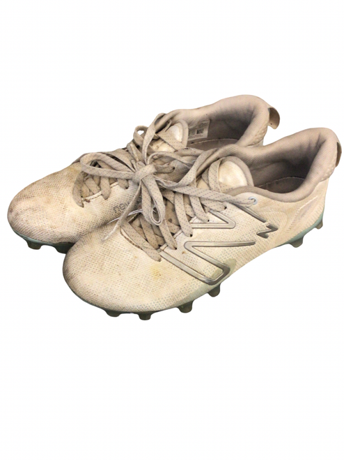 Vist Large View of Product Image Which is Used New Balance Adult FB Cleats White Senior 7.5