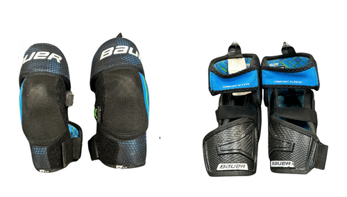 Vist Large View of Product Image Which is Used Bauer X Junior Elbow Pads SM