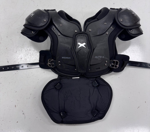 Vist Large View of Product Image Which is Used Xenith FLYTE2 TD W XENITH BACKPLATE FB Shoulder Pads Black MD