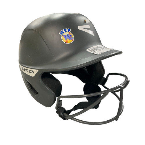 Vist Large View of Product Image Which is Used Easton GHOST HELMET W/ MASK Batting Helmet w/Mask Grey SM