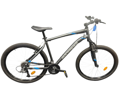 Vist Large View of Product Image Which is Used Rockrider ST100 Mountain Bike Mens Grey 48-52cm - 19-20" - LG Frame