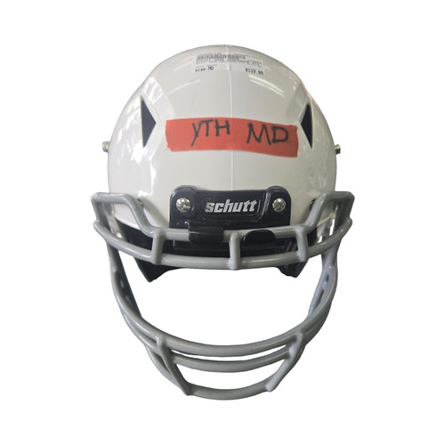 Vist Large View of Product Image Which is Used Schutt 2023 VENGEANCE A11 YOUTH HELMET FB Helmet White MD