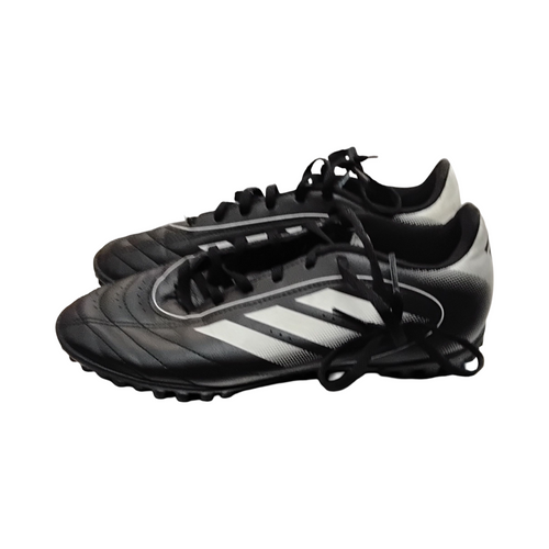 Vist Large View of Product Image Which is Used Adidas GOLETTO Soccer Turf Shoes Black Senior 7