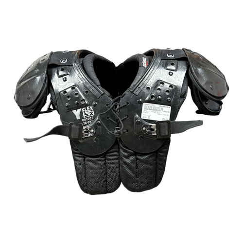 Vist Large View of Product Image Which is Used Schutt Y FLEX 5.2 Football Shoulder Pads Black XS