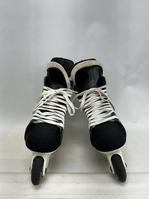 Vist Large View of Product Image Which is Used Bauer H3 Senior Roller Quad Skates Black Senior 10.5