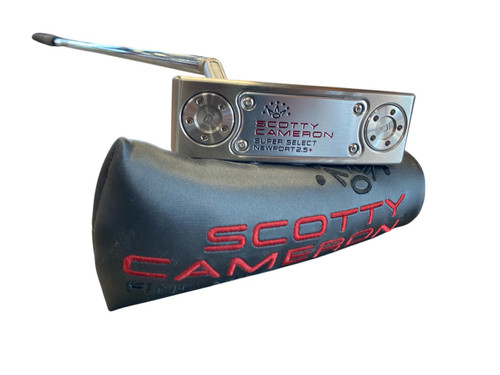 Vist Large View of Product Image Which is Used Titleist SCOTTY CAMERON SUPER SELECT NEWPORT 2.5+ Mens Putter LH 35"