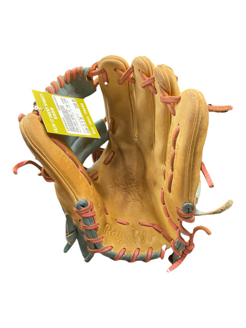 Vist Large View of Product Image Which is Used Rawlings RAWLINGS HEART OF THE HIDE 11.5IN RHT BB/SB Glove RH Throw Carolina Blue 11 1/2"