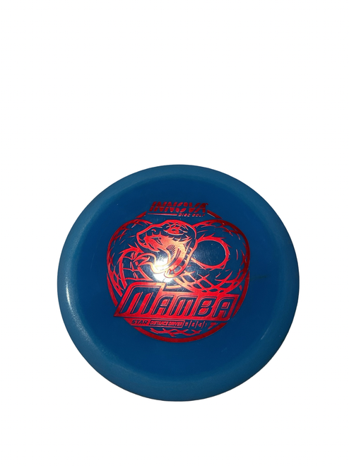 Vist Large View of Product Image Which is Used Innova MAMBA STAR Disc Golf Driver Royal Blue