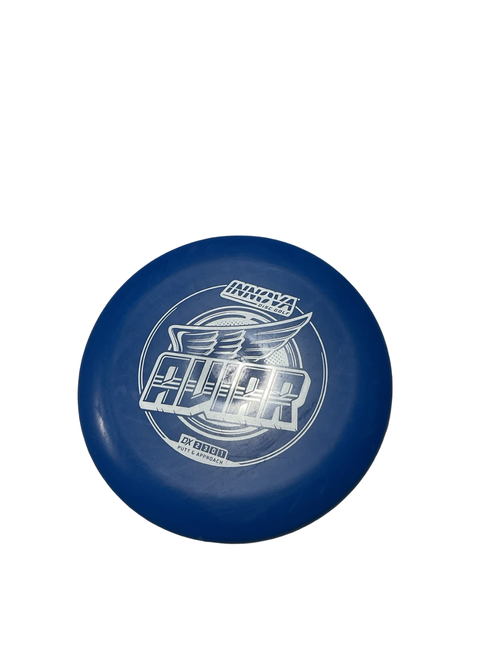 Vist Large View of Product Image Which is Used Innova AVIAR4 Disc Golf Putter Royal Blue