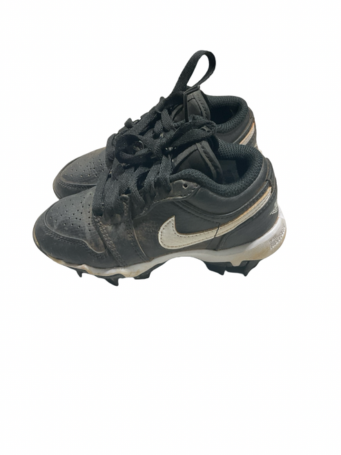 Vist Large View of Product Image Which is Used Nike AIR JORDAN BASEBALL CLEATS BB/SB Cleats Black Youth 10.0
