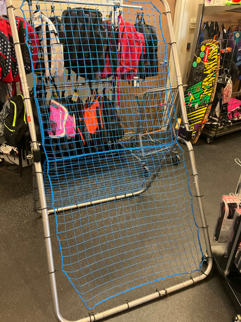 Vist Large View of Product Image Which is Used Primed 5 POSITION PITCH BACK TRAINER BB/SB Pop-up Net