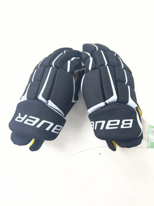 Vist Large View of Product Image Which is Used Bauer SUPREME ONE40 Junior Gloves Black 12"