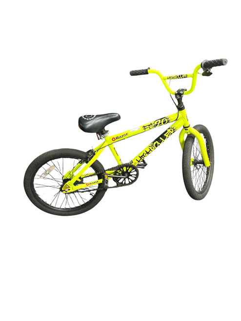 Vist Large View of Product Image Which is Used Razor HIGH ROLLER 20IN BMX Bike Mens Optic Yellow 20"
