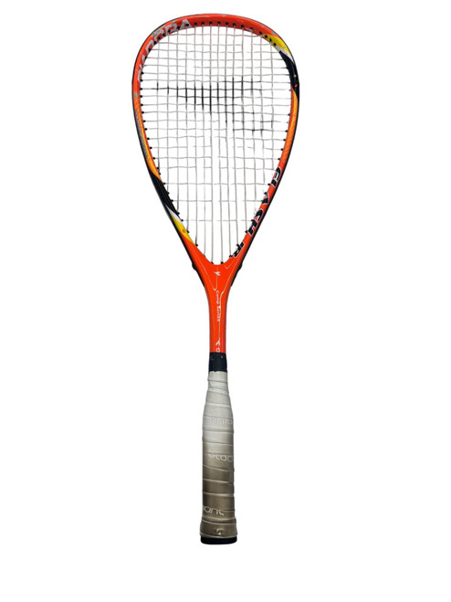 Vist Large View of Product Image Which is Used Diadora FLASH JR Junior Squash Racquet Orange 4"