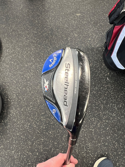Vist Large View of Product Image Which is Used Callaway STEELHEAD XR Mens Hybrid Club RH 6 Hybrid